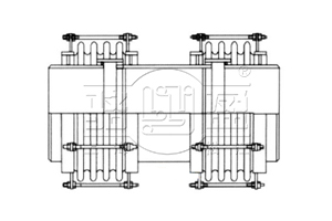 BYZMF型煤粉管道三向波纹补偿器