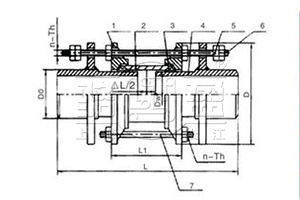 BY(SSJB-3)压盖式松套限位伸缩接头