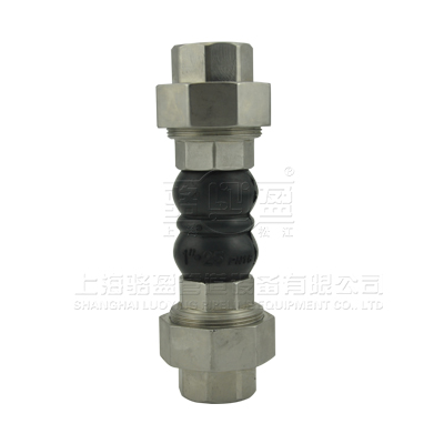 不锈钢丝扣橡胶软接头 不锈钢丝扣橡胶软接头